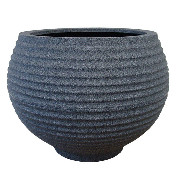 Planter - Lattice Bowl - Charcoal - 29-inch