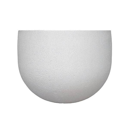 Planter - Rustic - Round - Off White - 23-inch