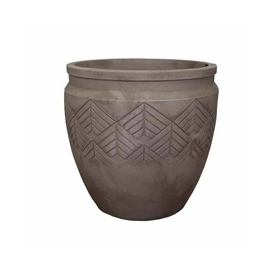 Planter - Tribal - Mocha - 22-inch