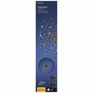 Polestar Flashing LED 72 ct. Black Decoration Classic Warm Lights