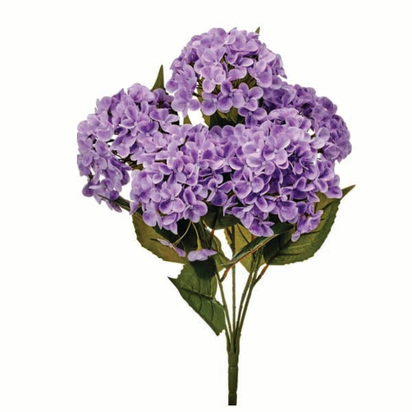 Bush – Artificial Hydrangea Stem - Purple