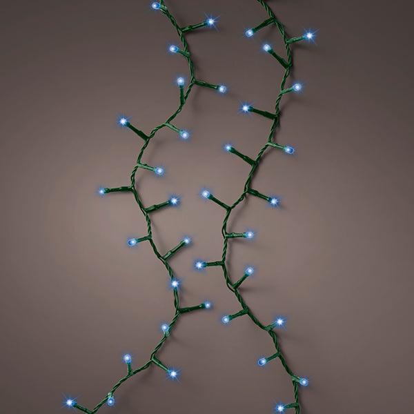 Cluster Twinkle LED 500 ct. String Lights Blue - Hicks Nurseries