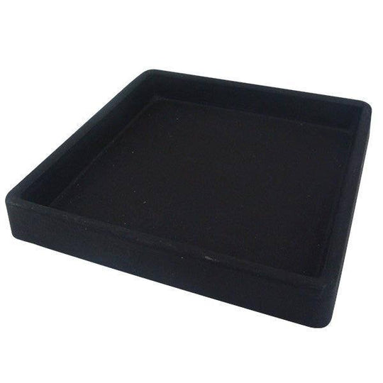 Saucer - Square - Black - 15-inch