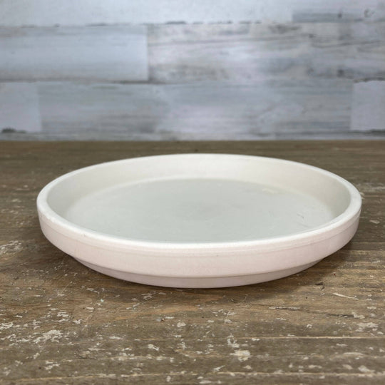 Saucer - Clay - Granite - for an 8-inch pot