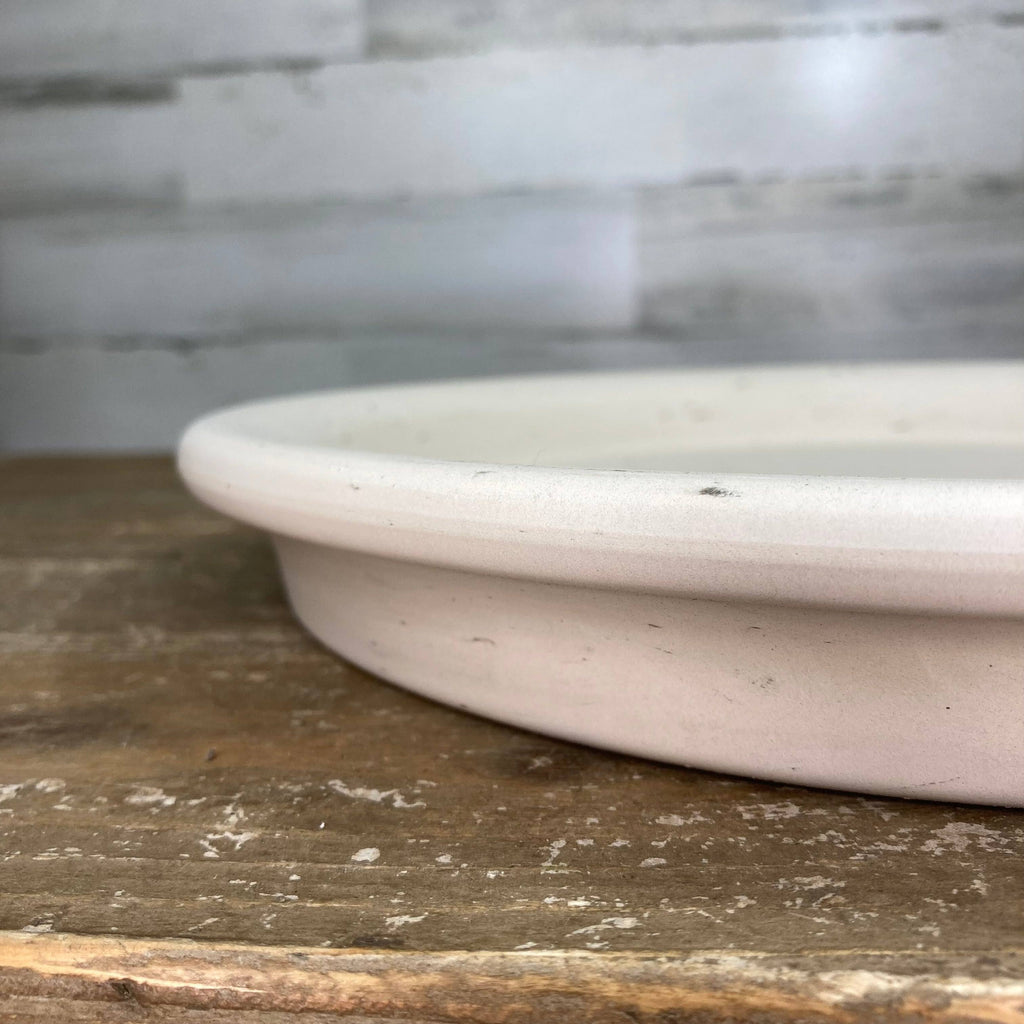 13 inch ceramic plant saucer Saucer - Clay - Granite