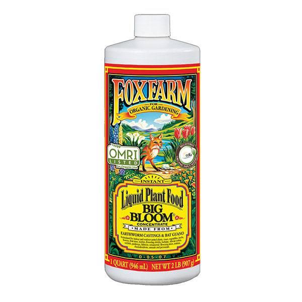 FoxFarm Big Bloom Liquid Plant Food - 1 qt. - Hicks Nurseries