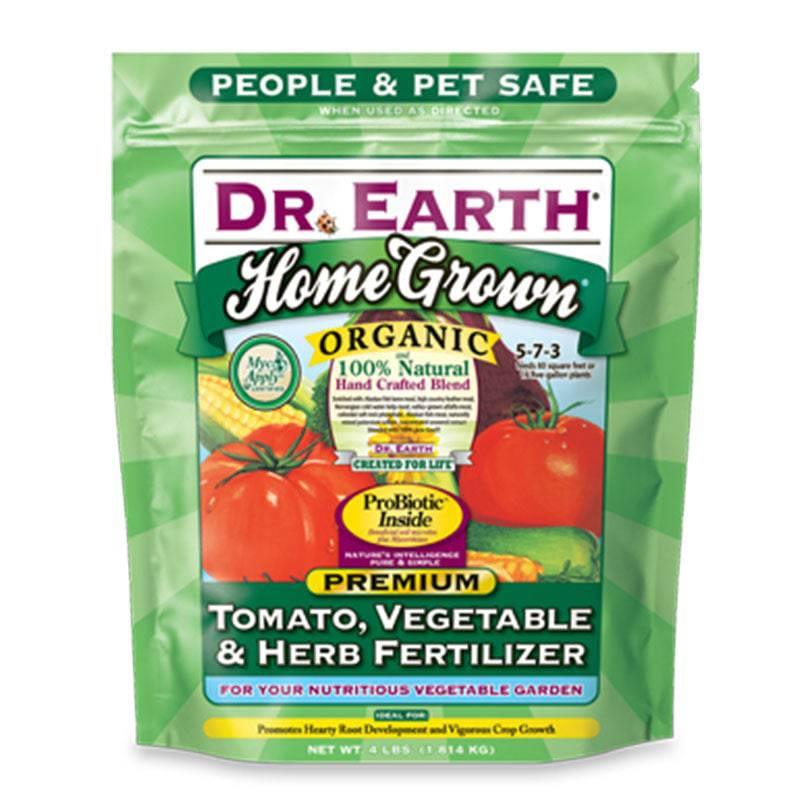 Dr. Earth Home Grown® Tomato, Vegetable & Herb Fertilizer - 4 lb. - Hicks Nurseries