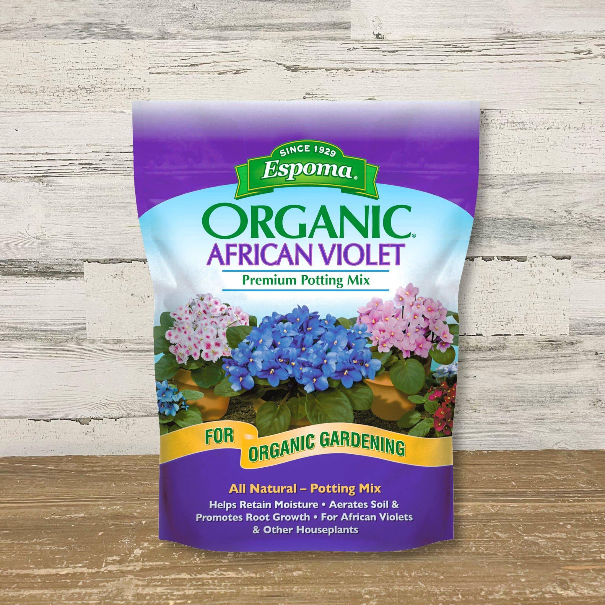 potting soil mix for african violets Espoma Organic African Violet Mix