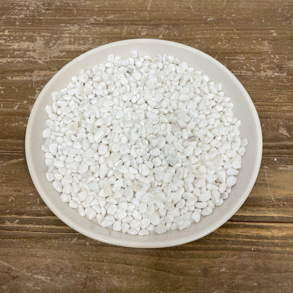 Exotic Pebbles - White Bean Pebble - 5 lb. - Hicks Nurseries