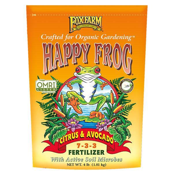 FoxFarms - Happy Frog Citrus & Avocado Fertilizer - 4lb. - Hicks Nurseries