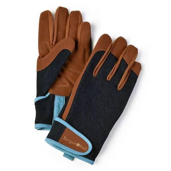 Gloves - Men's Denim - L/XL - Hicks Nurseries