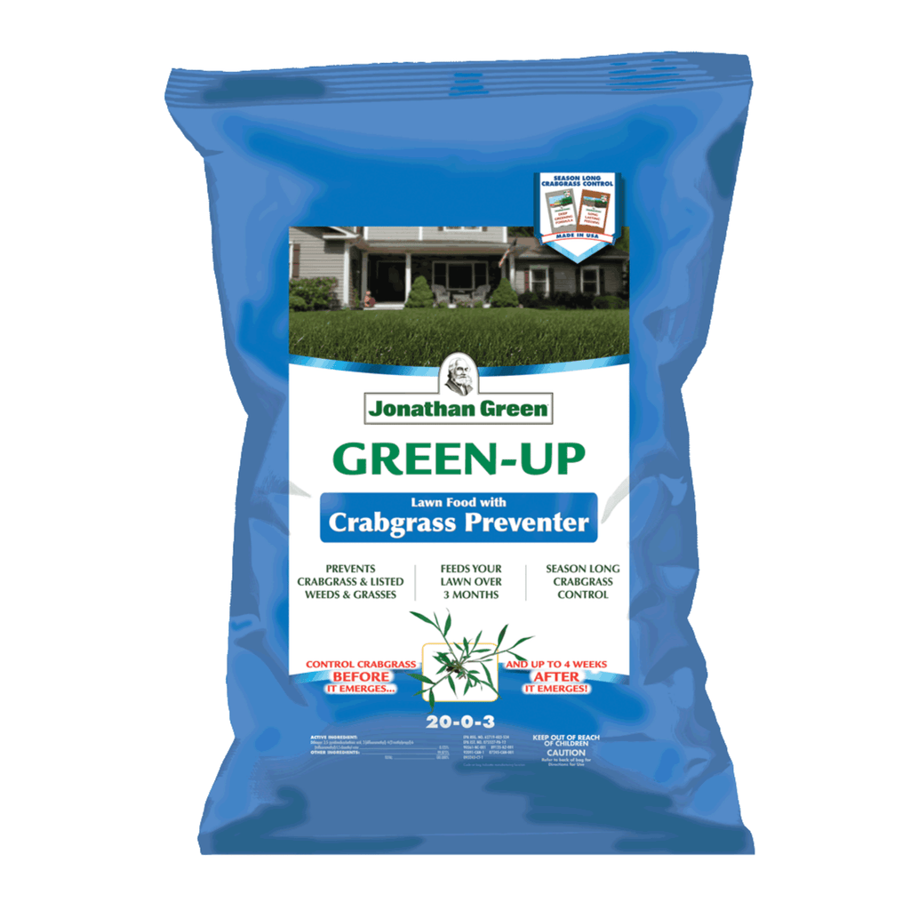 Jonathan Green - Crabgrass Preventer + Green-Up Lawn Fertilizer - 5M - 5,000 sq.ft - Hicks Nurseries