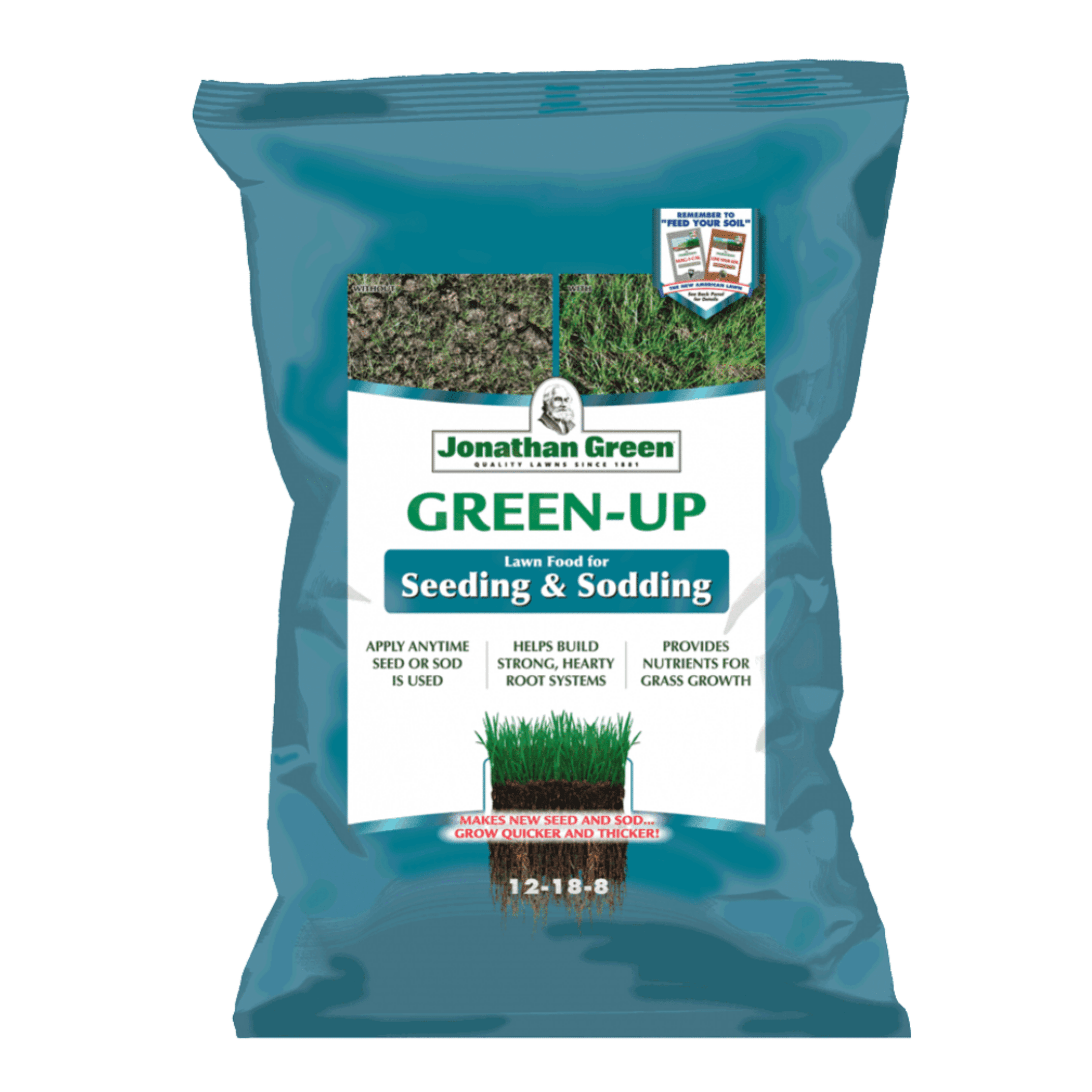 can you fertilize newly planted grass Jonathan Green - Seeding & Sodding Lawn Fertilizer