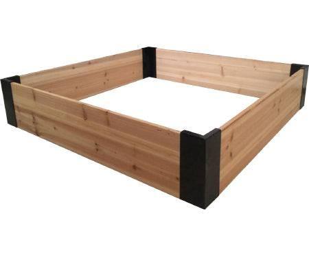 Raised Bed Garden - Nautral Wood - 4x4