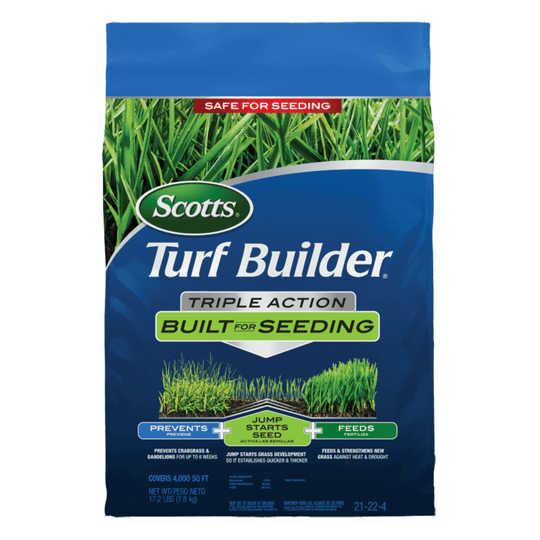 Scotts® - Turf Builder® Triple Action Built For Seeding - 4M - 17.2 lbs