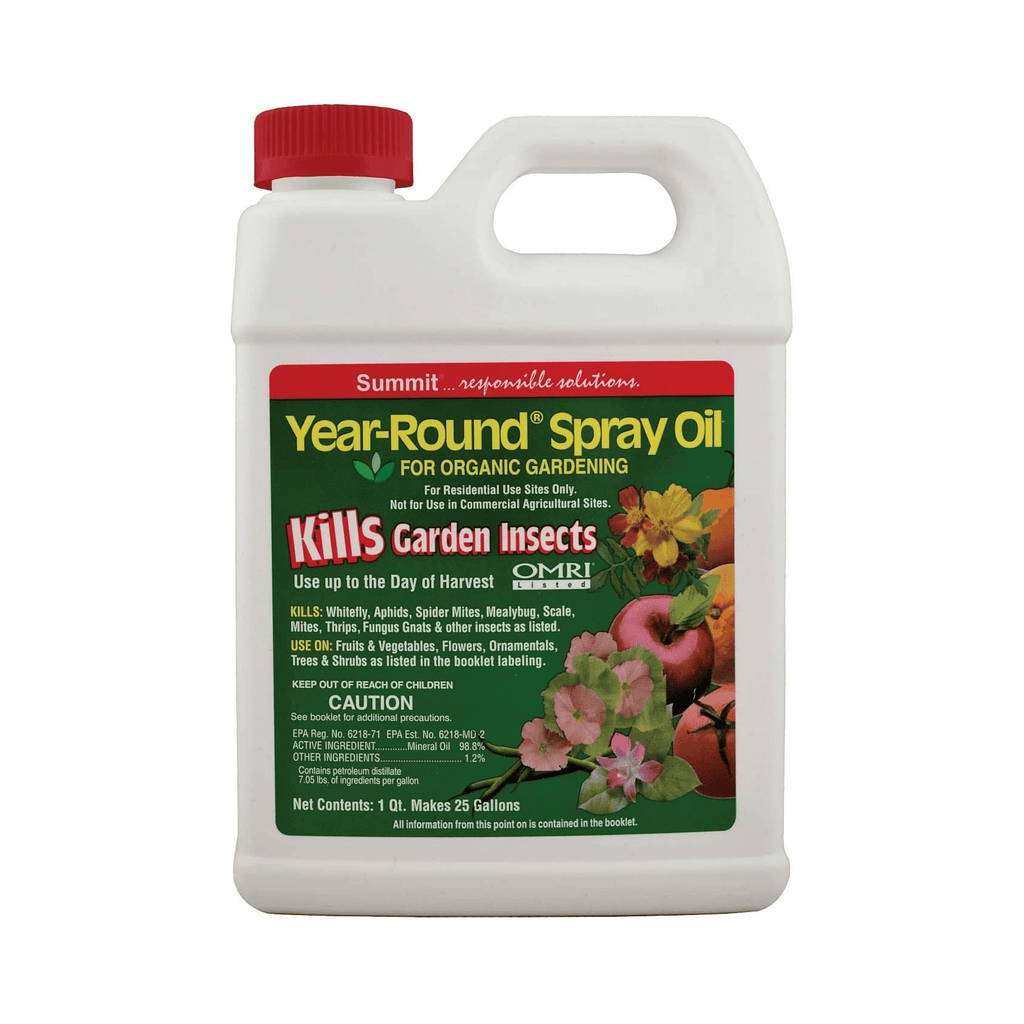 Summit - Year-Round Spray Oil Concentrate for Garden - 32 oz. - Hicks Nurseries