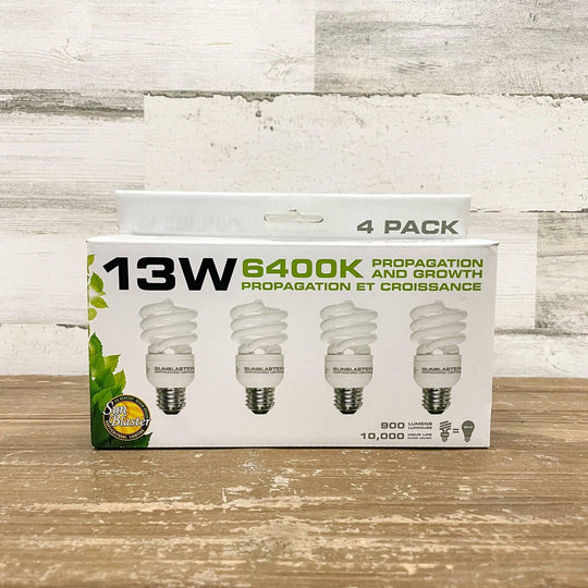 SunBlaster - Grolight - 13W 6400K- 4pk.