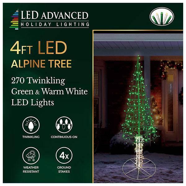Alpine Green - LED Outdoor Decor - 48