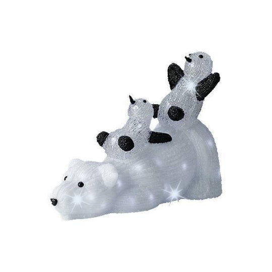 Bear and Penguin - LED Outdoor Decor - 12-inch
