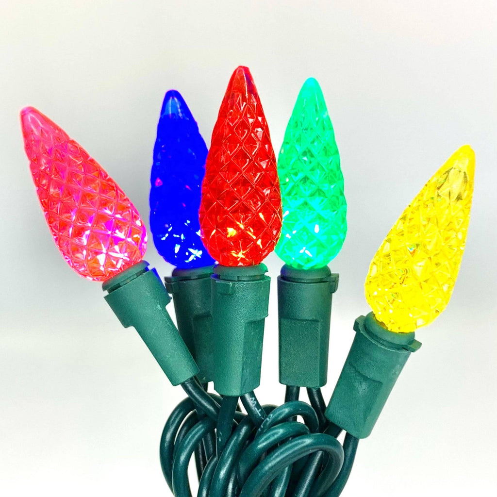 C6 LED 50 ct. String Lights Multi-Colored - Hicks Nurseries