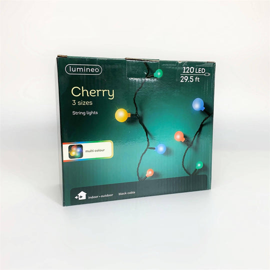 Cherry LED 120 ct. String Lights Multi-Colored