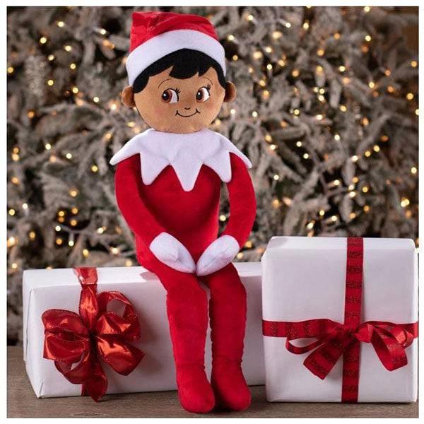 The Elf On The Shelf Plushee Pals 19 Inch Dark Skin Elf - Soft Plush Toy