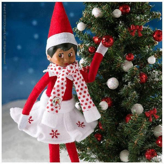 Elf on the Shelf®: Snowflake Skirt & Scarf