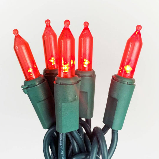 Incandescent Style LED 100 ct. String Lights Red
