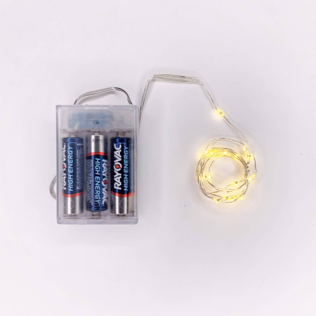Micro Battery Operated LED String Lights Warm White - Hicks Nurseries