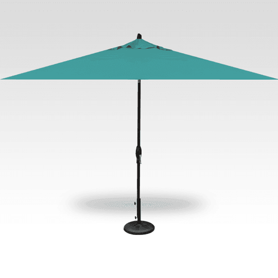 Aruba Sunbrella® Auto-tilt Umbrella – Black Pole - 8x10ft