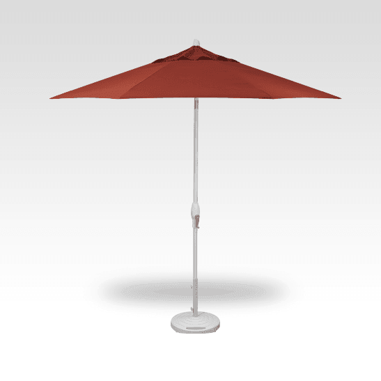 hampton bay patio umbrella sale 8.5 foot sunbrella Henna Sunbrella® Auto-tilt Umbrella - White Pole