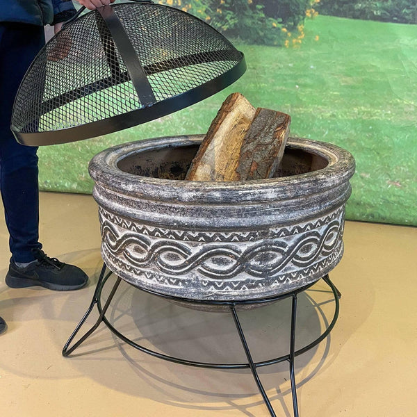 Terra Wavy Band Fire Pit - Hicks Nurseries