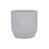 Fiberclay Taper Cylinder - White - 10-inch - Hicks Nurseries