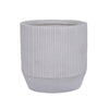 Fiberclay Taper Cylinder - White - 12-inch - Hicks Nurseries