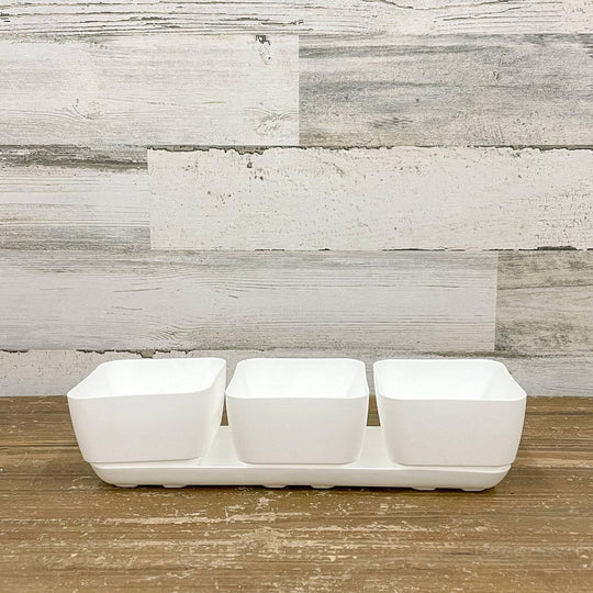 Herb Trio Planter White - 4-inches