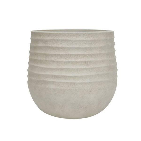 Lightweight Mariella Planter - Cream - 12-inch