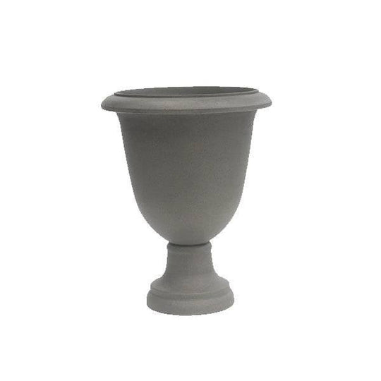 Lightweight Milano Urn Planter - Grey - 16-inch