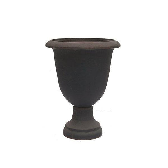 Lightweight Milano Urn Planter - Mission Brown - 16-inch