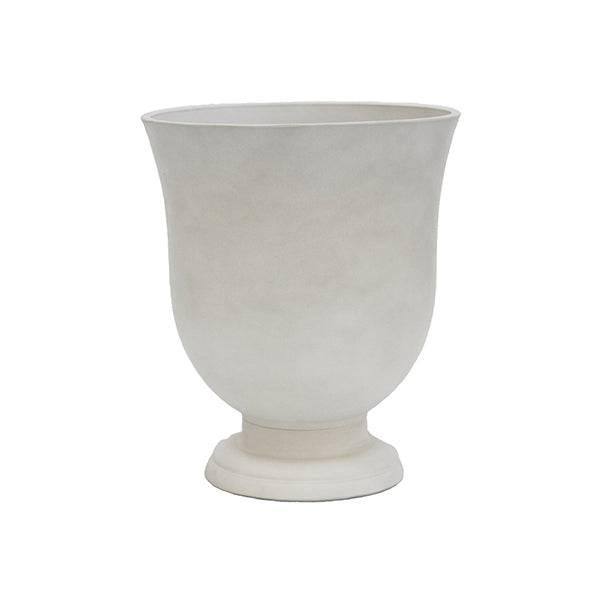 14 inch white plant pot Lightweight Sparta Urn Planter - White