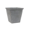 Lightweight Square Planter - Grey - 13-inch - Hicks Nurseries