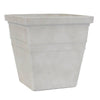 Lightweight Square Planter - Sand White - 13-inch - Hicks Nurseries