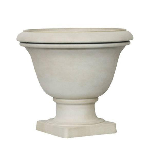 Lightweight Squat Urn Planter - White - 16-inch