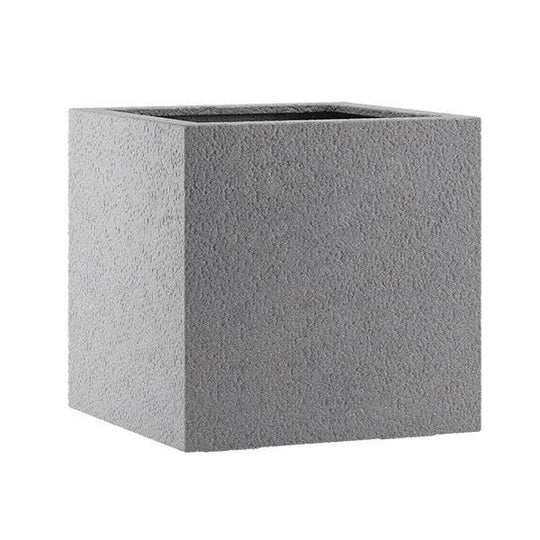 Lisburn Cube Planter - Grey - 10.5-inches