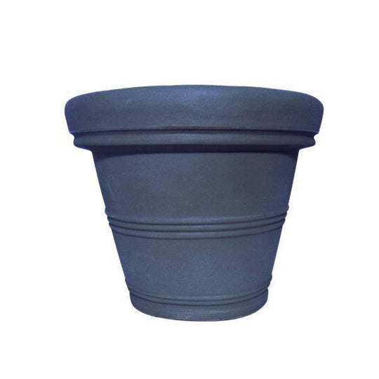 Planter - Basic Rim - Charcoal - 24-inch
