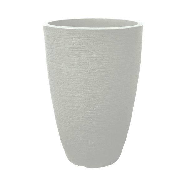 11 inch plastic planter Planter - Modern Conical - Off White