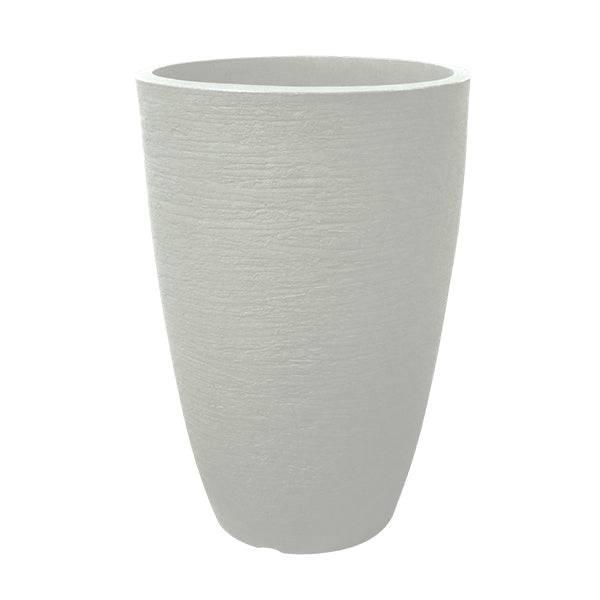 Planter - Conical - Off White - 21-inch - Hicks Nurseries