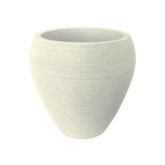Planter - Rustic Ellipse - Off White - 16-inch