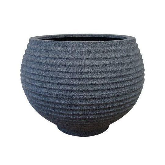 Planter - Lattice Bowl - Charcoal - 13-inch