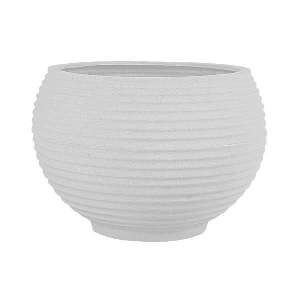 Planter - Lattice Bowl - Off White - 13-inch - Hicks Nurseries