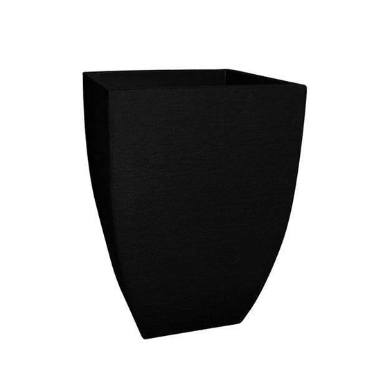 Planter - Modern Square - Black - 14" x 21"
